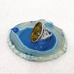 Load image into Gallery viewer, Blue Brazilian Agate Slice
