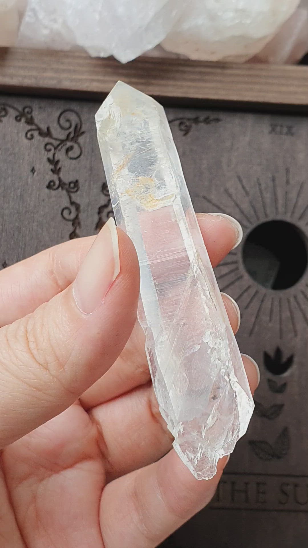 Blue Mist Lemurian Quartz