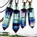 Load image into Gallery viewer, Rainbow Fluoride Bottle Necklace
