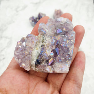 Aura Amethyst Heart