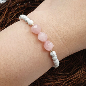 Howlite Rose