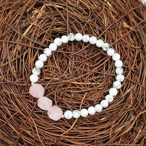 Howlite Rose