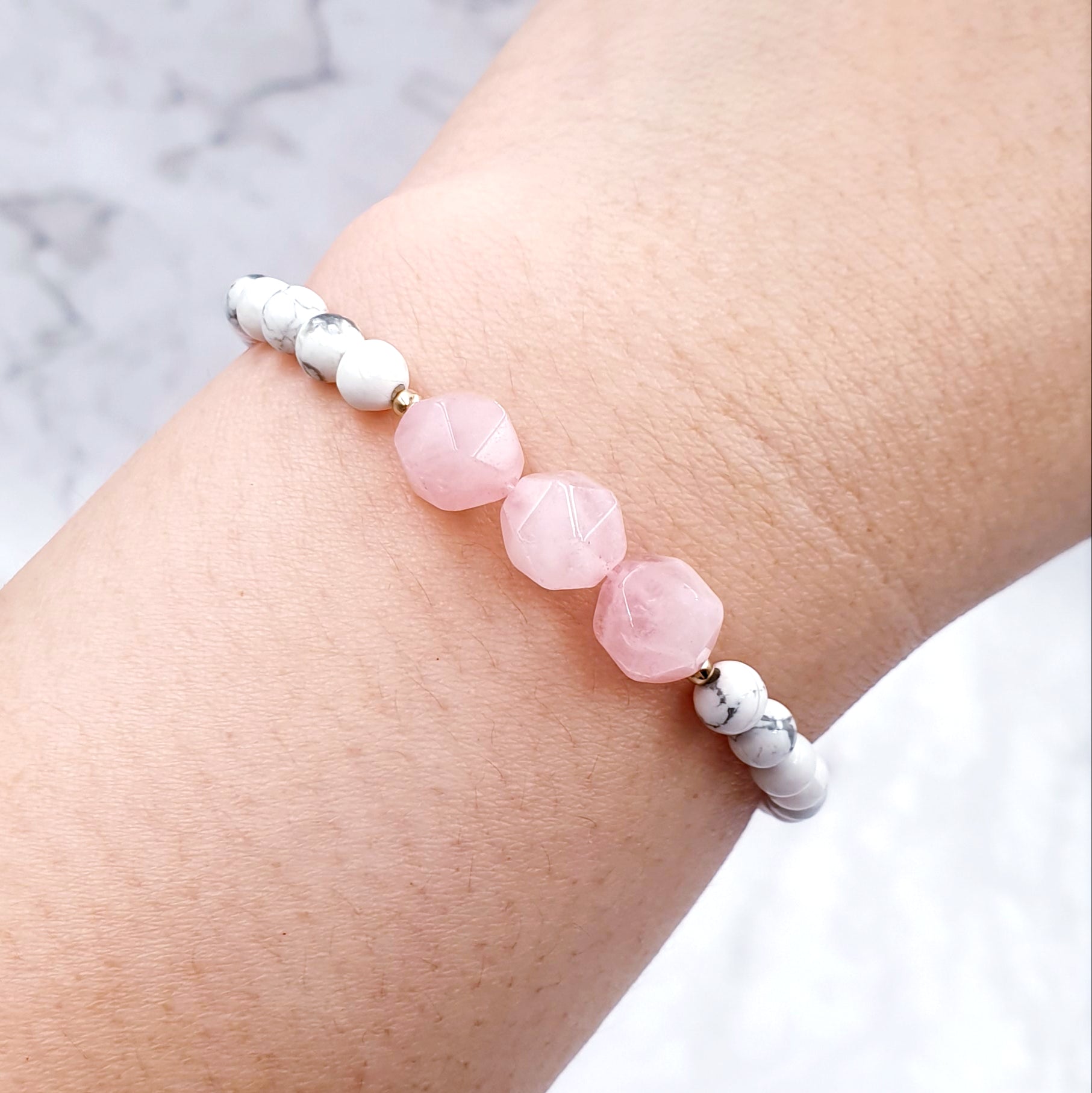 Howlite Rose