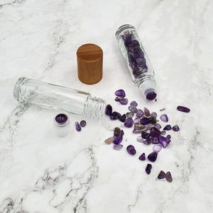 Crystal-Infused Rollerball Bottle