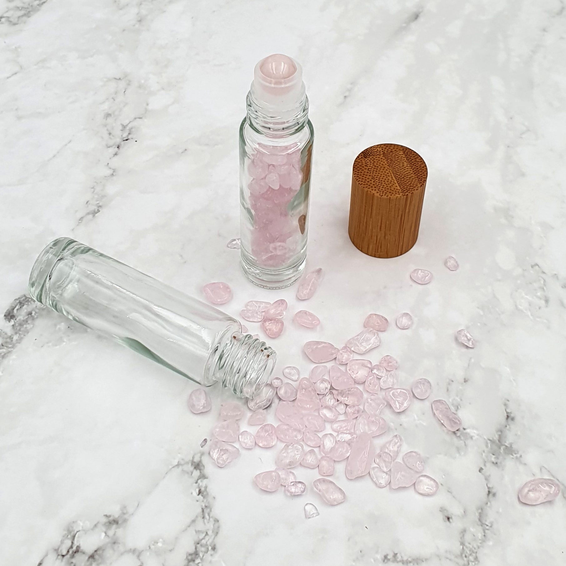 Crystal-Infused Rollerball Bottle