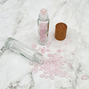 Crystal-Infused Rollerball Bottle