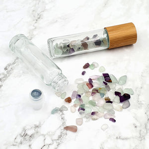 Crystal-Infused Rollerball Bottle