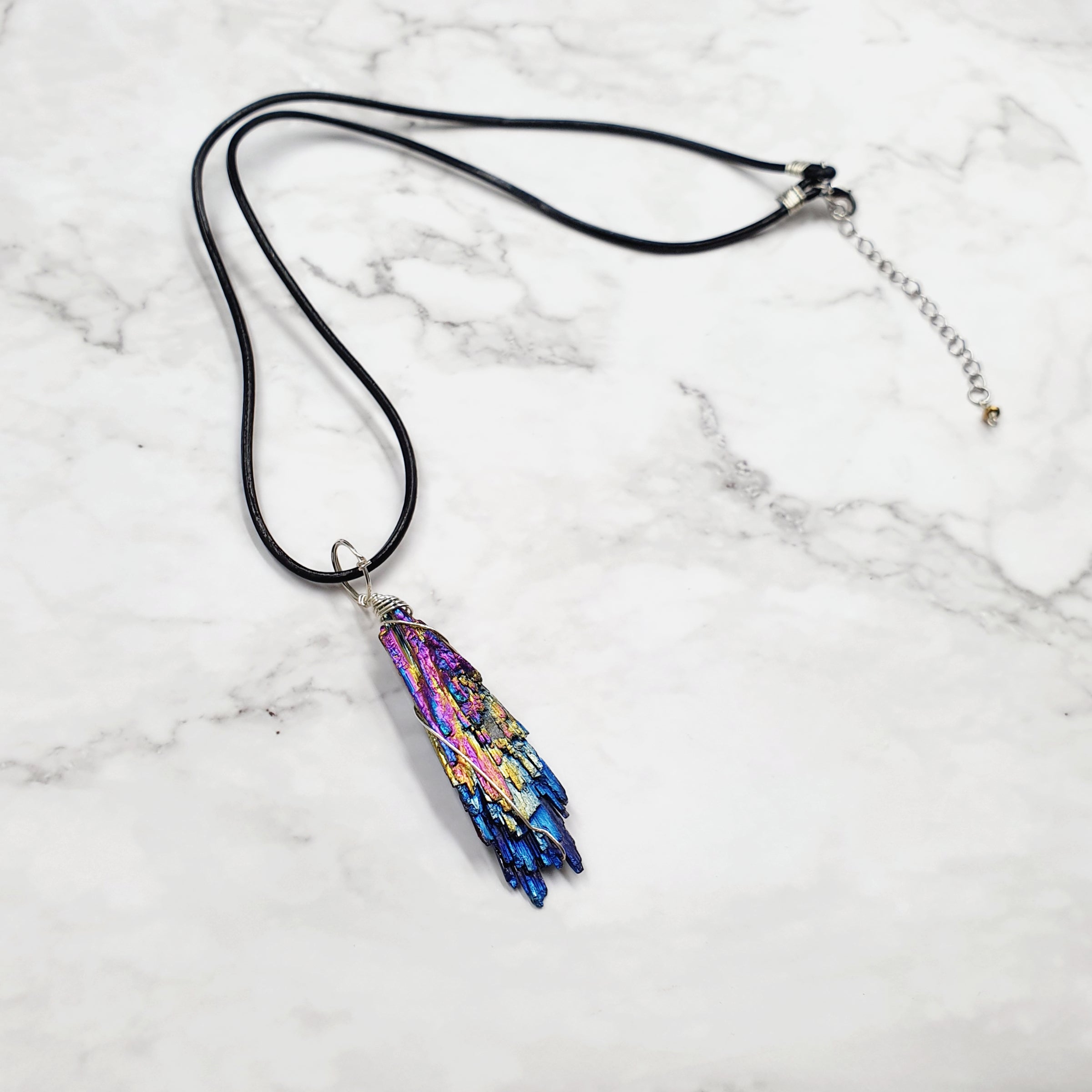 Silver Kyanite Pendant