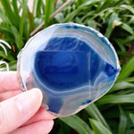 Load image into Gallery viewer, Blue Brazilian Agate Slice
