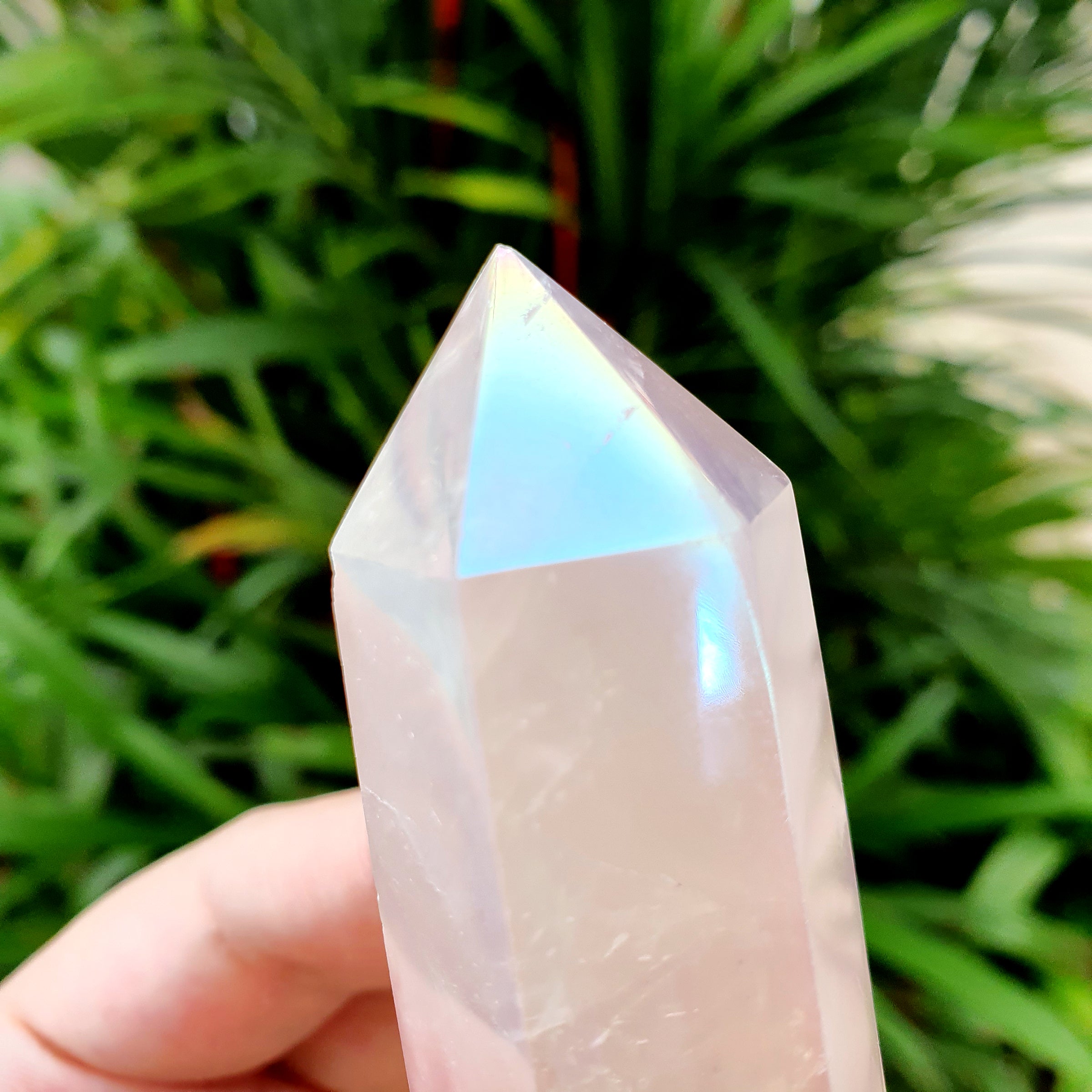 Aura Rose Quartz Tower