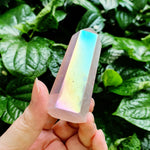 Load image into Gallery viewer, Aura Rose Quartz Tower
