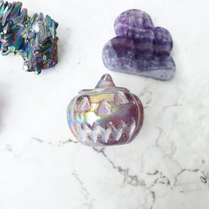 Aura Amethyst Pumpkin