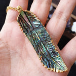 Load image into Gallery viewer, Iridescent Abalone Feather
