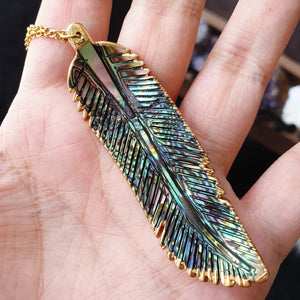 Iridescent Abalone Feather