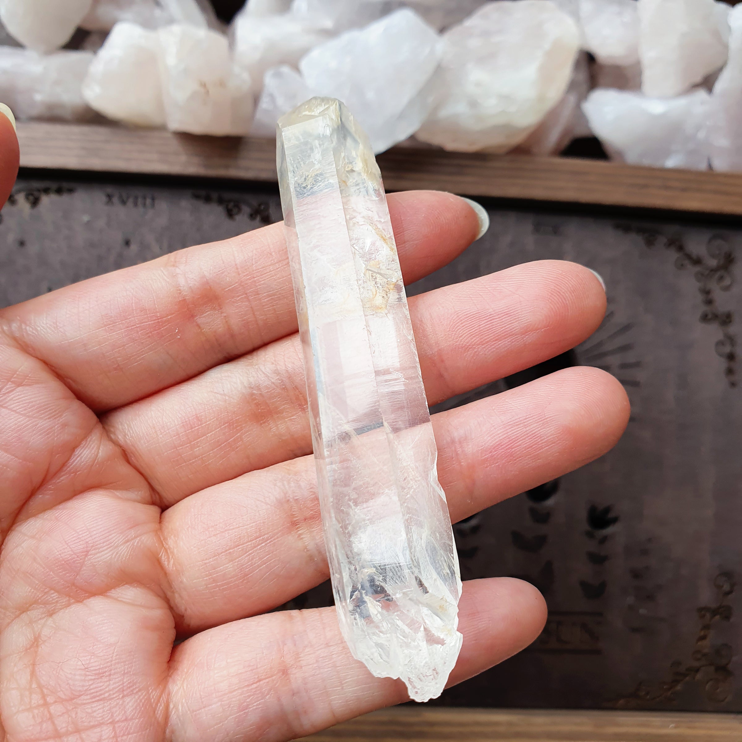 Blue Mist Lemurian Quartz