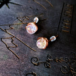 Load image into Gallery viewer, Aura Quartz Copper Studs
