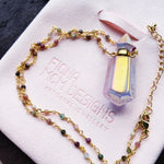 Load image into Gallery viewer, Aura Amethyst Bottle Necklace
