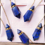 Load image into Gallery viewer, Lapis Lazuli Bottle Necklace
