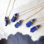 Load image into Gallery viewer, Lapis Lazuli Bottle Necklace
