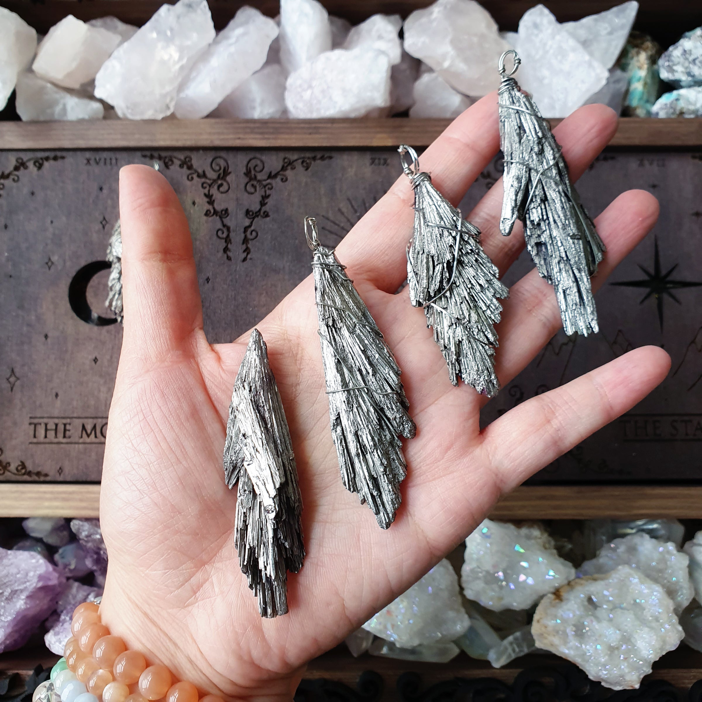 Silver Kyanite Pendant