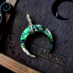 Load image into Gallery viewer, Abalone Moon Pendant
