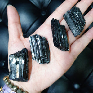 Small Black Tourmaline Log