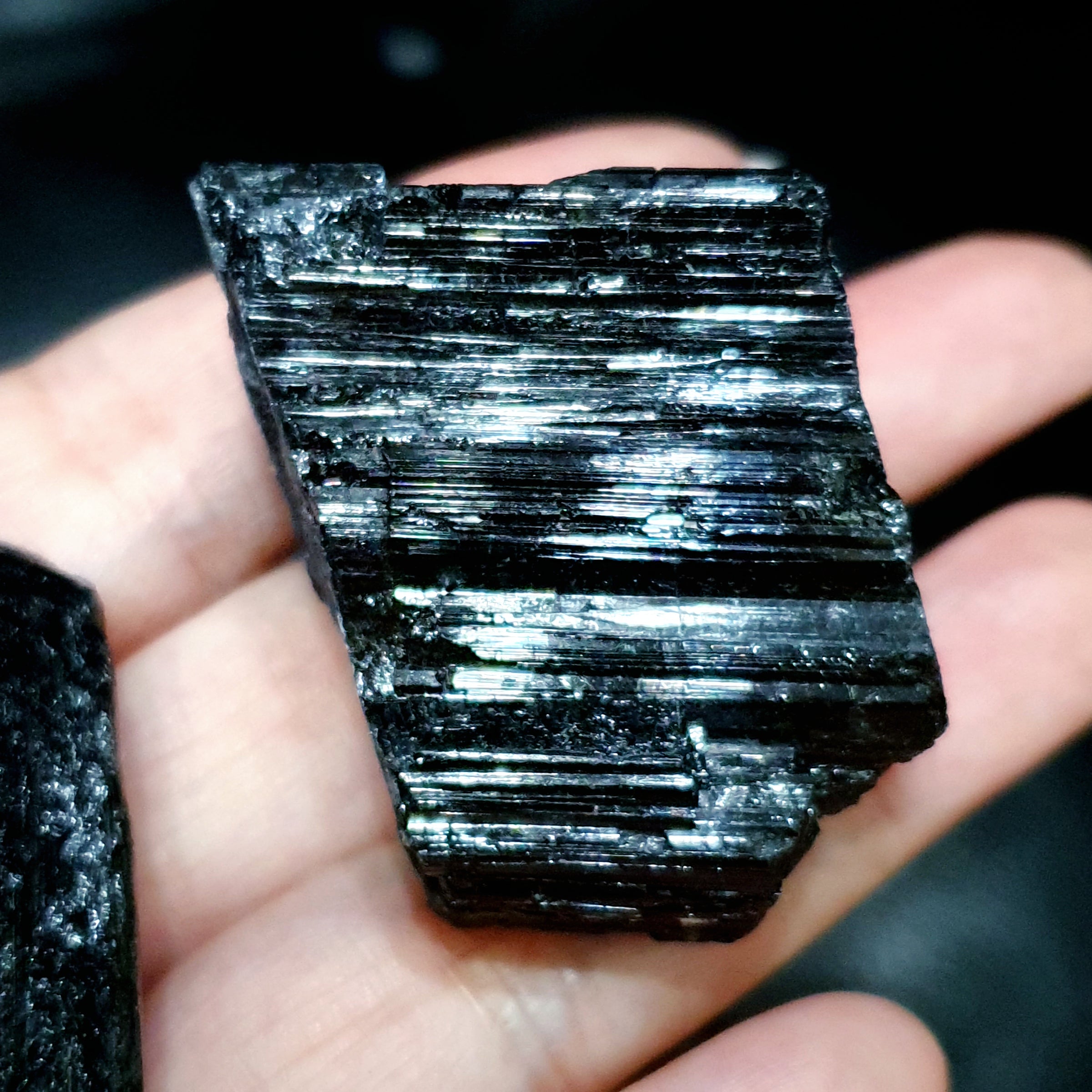 Medium Black Tourmaline Log