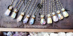 Load image into Gallery viewer, Aura Quartz Faceted Bottle Necklace
