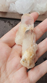 Load and play video in Gallery viewer, Blue Mist Lemurian Quartz Doubles
